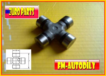 Kříž kardanu 22 x 67 mm EUROPARTS Ford Capri Granada Scorpio Sierra Taunus Transit