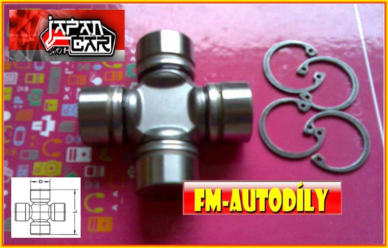 Kříž kardanu 23,85 x 61,5 mm JAPANCAR Nissan Serena X-Trail
