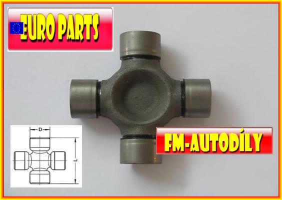 Kříž kardanu 24 x 88 mm EUROPARTS Mercedes Sprinter II Viano VW Crafter