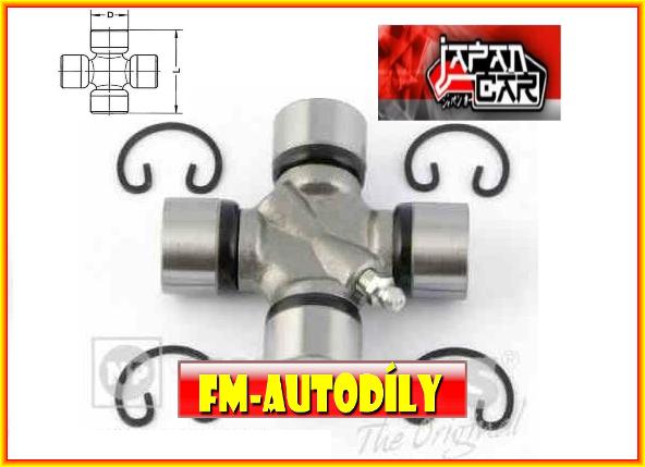 Kříž kardanu 25 x 76,8 mm JAPANCAR Mtsubushi L200 L300 L400 Pajero SpaceGear