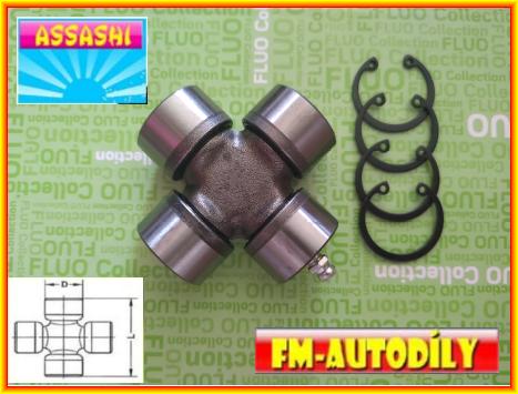 Kříž kardanu 26,95 x 61,88 mm ASSASHI Hyundai Galloper II Terracan