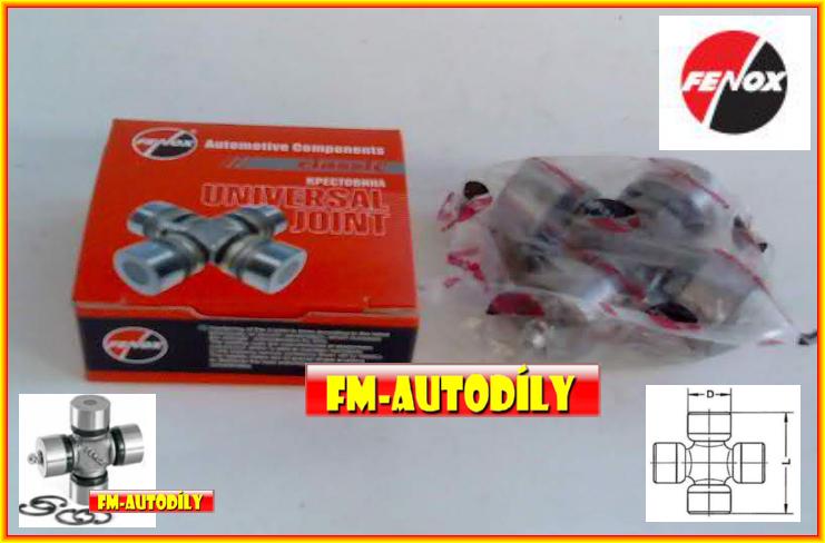 Kříž kardanu 27 x 62 mm EUROPARTS Ford Scorpio II Sierra II