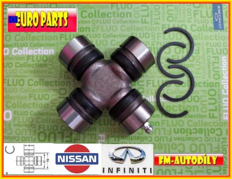 Kříž kardanu 27 x 71,5M mm EUROPARTS  Nissan Pathfinder Patrol PickUp KingCab Navara Terrano