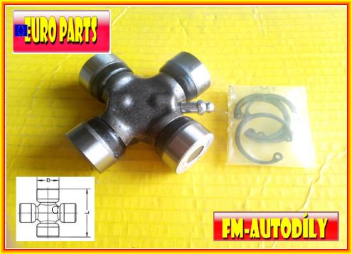Kříž kardanu 27 x 74,8 mm EUROPARTS Nissan Cabstar Renault Maxity