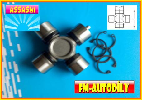 Kříž kardanu 27 x 82,2 mm ASSASHI Ford Explorer Ranger