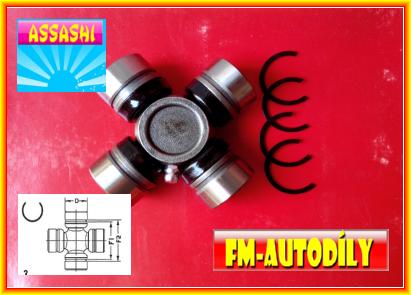 Kříž kardanu 27 x 82,3 mm ASSASHI Nissan Cabstar 1998 až 2006