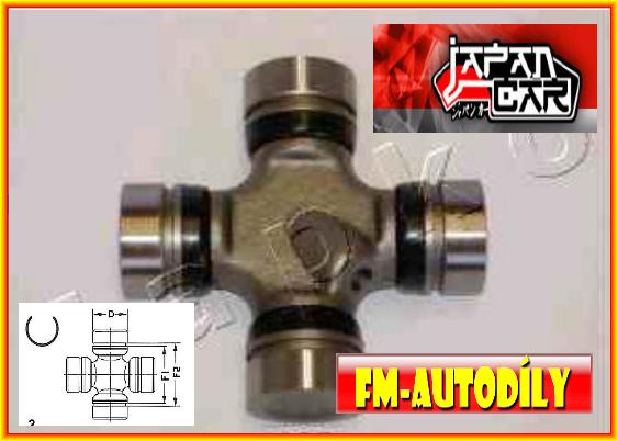 Kříž kardanu 27 x 82,5 mm JAPANCAR Jeep CJ5 CJ8 Cherokee Grand Cherokee Wrangler