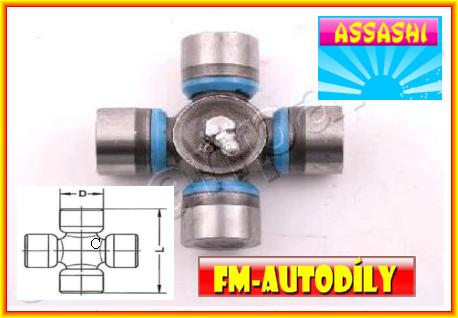 Kříž kardanu 27 x 82,7 mm ASSASHI Toyota HiAce HiLux od 2006