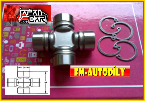 Kříž kardanu 27 x 83 mm JAPANCAR Nissan Cabstar