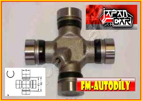 Kříž kardanu 27 x 92 mm JAPANCAR Ford Ranger Mazda B-serie