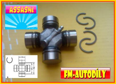 Kříž kardanu 28 x 77 mm ASSASHI Kia Sorento