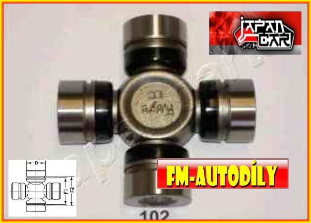 Kříž kardanu 22,5 x 62 mm JAPANCAR Nissan X-Trail