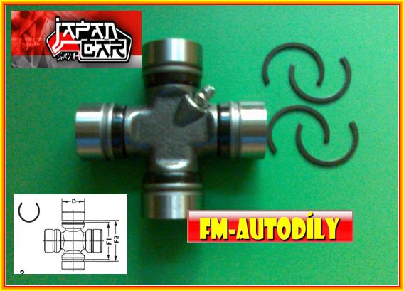 Kříž kardanu 28 x 81 mm JAPANCAR Nissan Cabstar