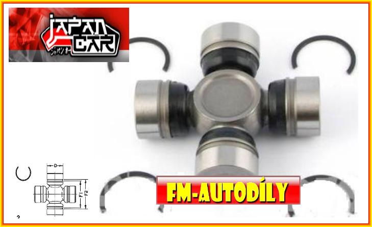 Kříž kardanu 29 x 80,5 mm JAPANCAR Toyota 4Runner Camry Calica Crown HiAce Supra