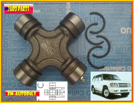Kříž kardanu 29 x 96,1 mm ASSASHI Isuzu Trooper od 2000