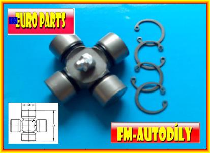 Kříž kardanu 30,2 x 81,6 mm EUROPARTS Ford Transit od 2006
