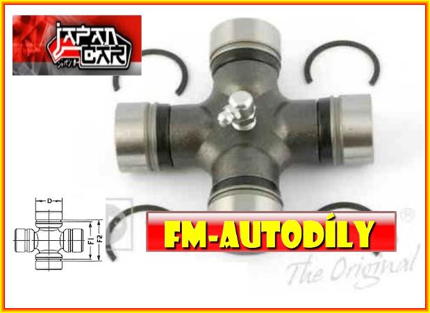 Kříž kardanu 30 x 101,6 mm JAPANCAR Mitsubishi L200 Pajero