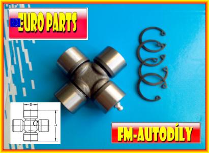 Kříž kardanu 31 x 76 mm EX EUROPARTS Ford Transit