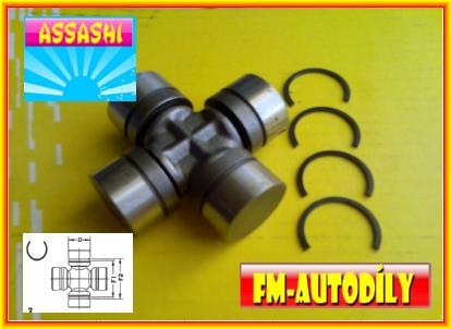 Kříž kardanu 31 x 76 mm IN ASSASHI Ford Transit