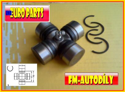 Kříž kardanu 31 x 76 mm IN EUROPARTS Ford Transit