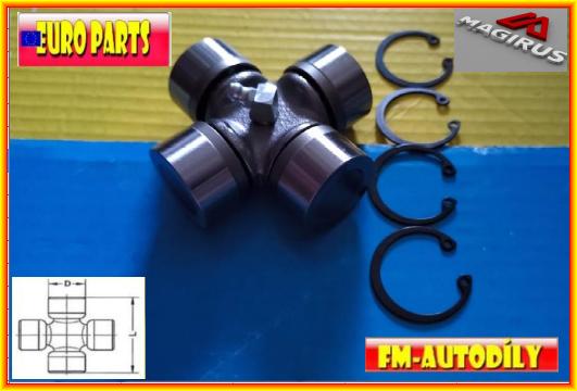 Kříž kardanu 32 x 76 mm EUROPARTS Magirus Mafsali Minibus