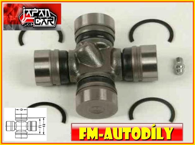 Kříž kardanu 32 x 93 mm JAPANCAR Toyota Dyna Land Cruiser