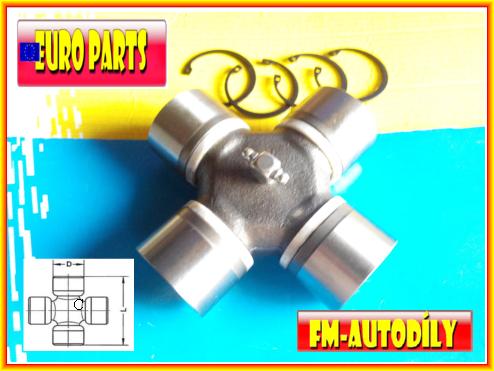 Kříž kardanu 52 x 147,2 mm EUROPARTS Daf CF LF XF Man F90 F2000 TG-A