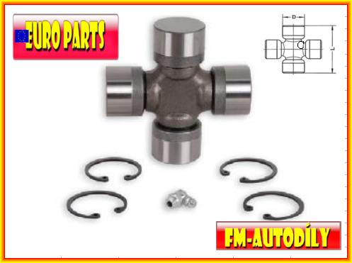 Kříž kardanu 55 x 164 mm EUROPARTS Man Renault Truck Premium