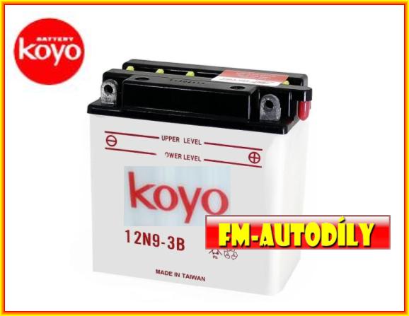 Motobaterie KOYO 12V 7Ah typ-12N7-4B