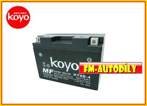 Motobaterie KOYO 12V 8Ah typ KT9B-4