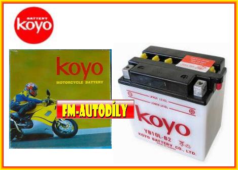 Motobaterie KOYO 12V 11Ah typ-YB10L-B2