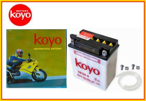 Motobaterie KOYO 12V 12Ah typ-YB12A-A náhrada BOSCH