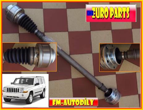 Kardan nový díl 0031 EUROPARTS Jeep Commander I serie XH XK 2005 až 2010