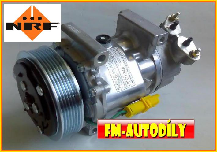 Kompresor klimatizace 0002 NRF Citroen Berlingo C2 C3 Nemo Xsara Picasso Peugeot 206 1007 307 Bipper