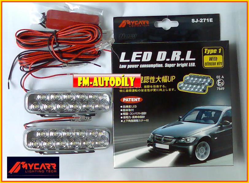 Světla denního svícení poziční LED 0001 MYCARR