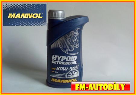 Olej 80W90 1L MANNOL Hypoid GL5 náhrada PP90H