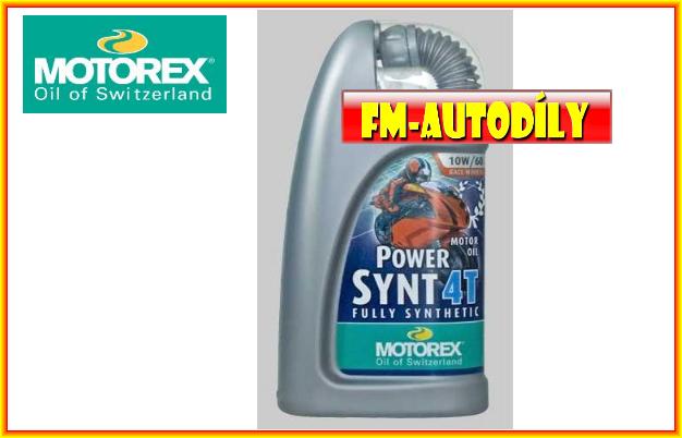 Olej MOTOREX 10w60 4L Power Synt 4T