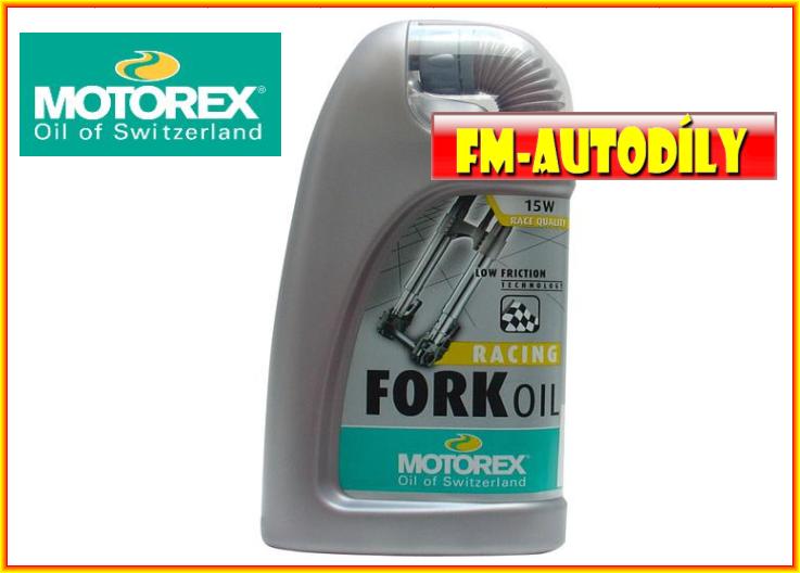 Tlumičový olej MOTOREX 15W Racing Fork Oil 1Litr