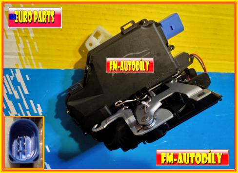 Mechanismus zámku dveří 0002 EUROPARTS Škoda Fabia I 1998 až 2008