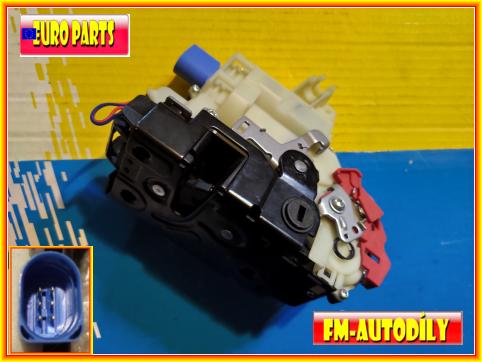 Mechanismus zámku dveří 0003 EUROPARTS Škoda Fabia I 1998 až 2008