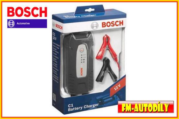 Nabíječka auto moto baterií 12V BOSCH C1 vhodné i jako Vánoční dárek