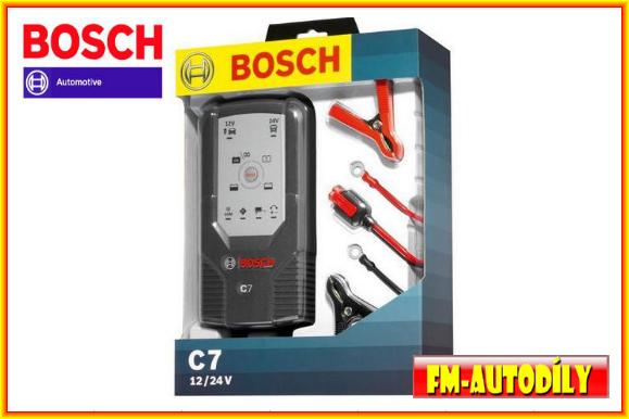 Nabíječka auto moto baterií 12V i 24V BOSCH C7