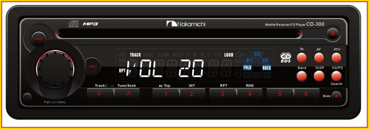 Autorádio CD 300 NAKAMICHI