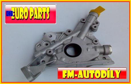Olejové čerpadlo motoru 0002 EUROPARTS Opel Astra G Vectra B Zafira A 1.8i 16V 85 kW X18XE1