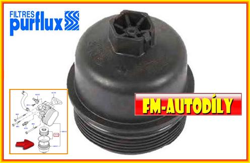 Olejový filtr 0079 plastová matice PURFLUX Ford Transit 2006 až 2013