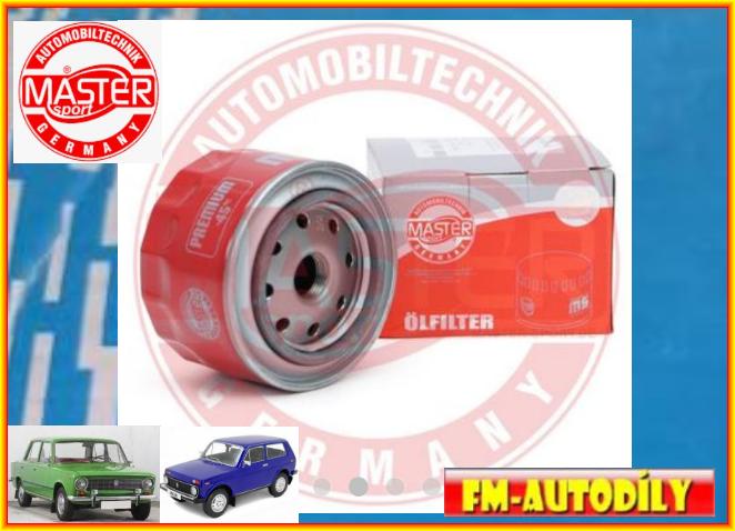Olejový filtr 0122 MASTER Lada 2101 až 2107 Niva od 1977 - výška filtru - 70 mm