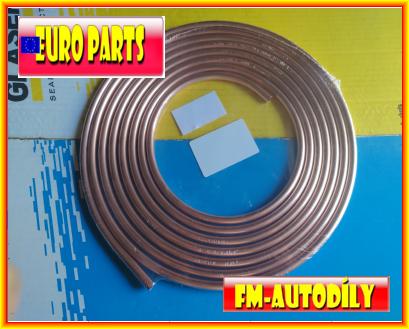Palivová trubka průměr 6 mm EUROPARTS délka 5 m
