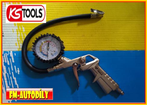 Pneu hustič s manometrem 1019 KS TOOL