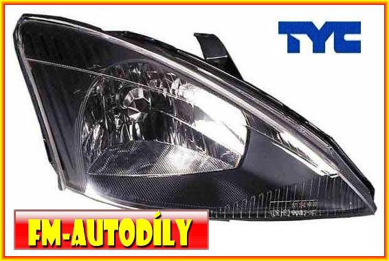 Přední světlo H4 Black 0021 TYC Ford Focus I