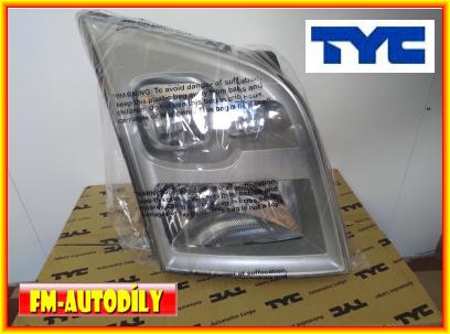 Přední světlo H4 0043 TYC Ford Transit 2005 až 2015
